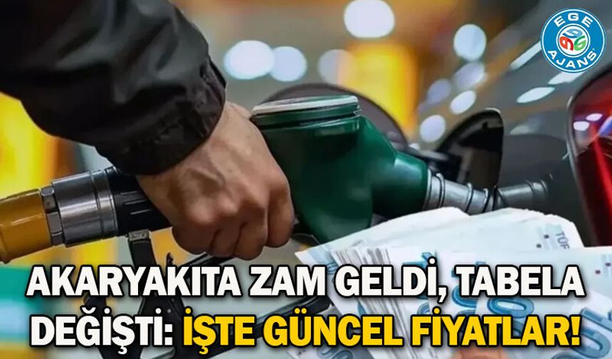 Akaryakıta zam geldi, tabela değişti: İşte güncel fiyatlar!