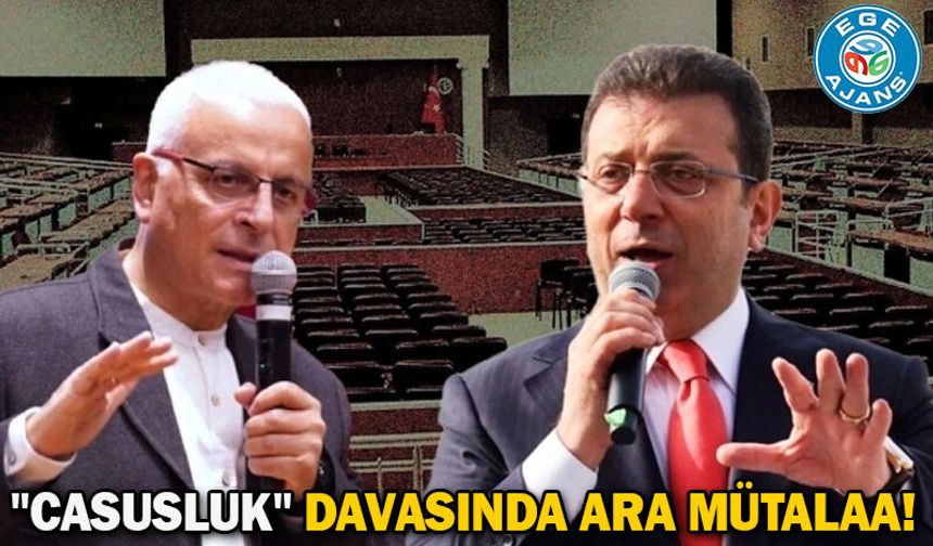 "Casusluk" davasında ara mütalaa!