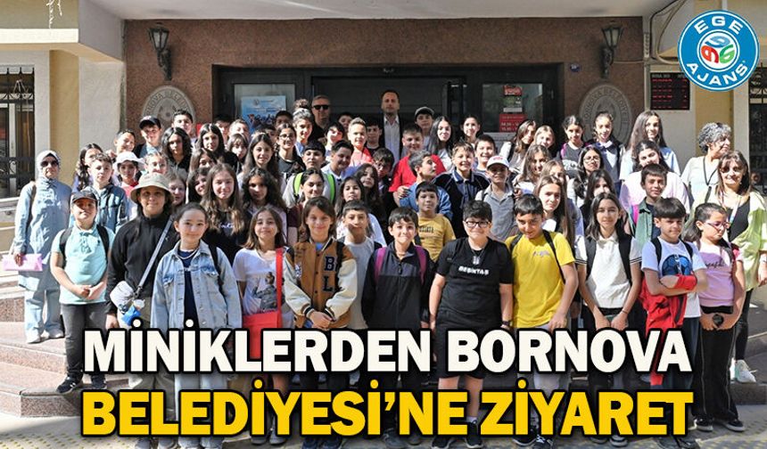 Miniklerden Bornova Belediyesi’ne ziyaret