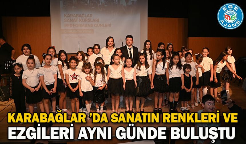 Karabağlar ’da Sanatın Renkleri ve Ezgileri Aynı Günde Buluştu