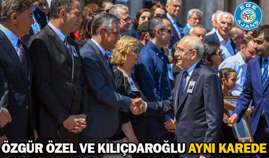 Özgür Özel ve Kılıçdaroğlu aynı karede