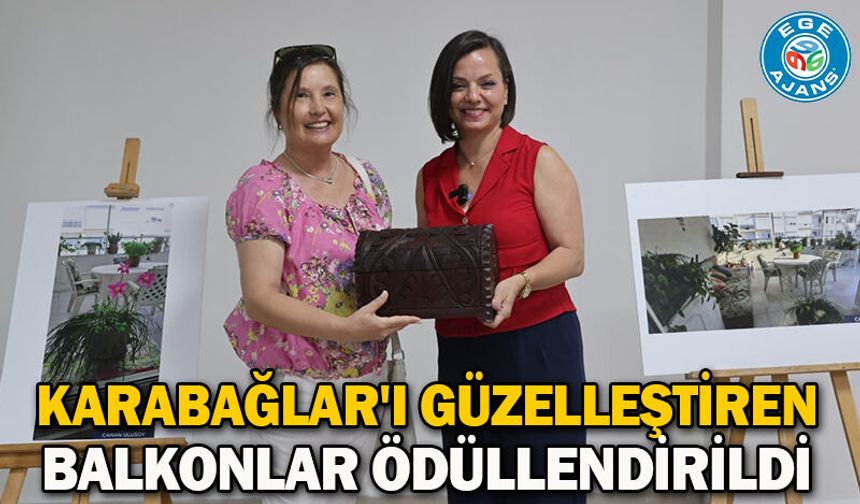 Karabağlar'ı Güzelleştiren Balkonlar Ödüllendirildi