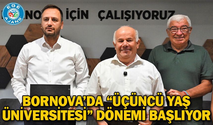 Bornova’da “Üçüncü Yaş Üniversitesi” dönemi başlıyor