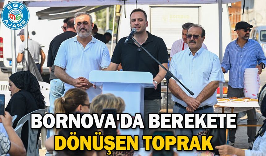 Bornova'da berekete dönüşen toprak