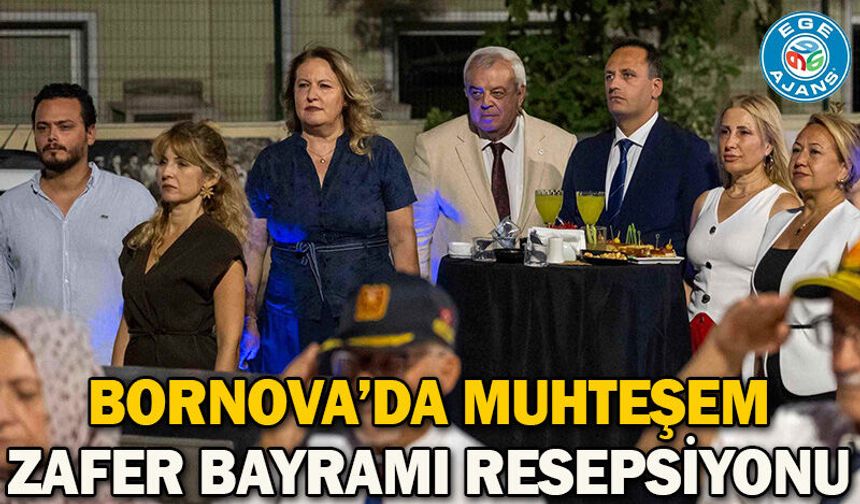 Bornova’da muhteşem Zafer Bayramı resepsiyonu
