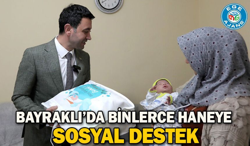 Bayraklı’da Binlerce Haneye Sosyal Destek