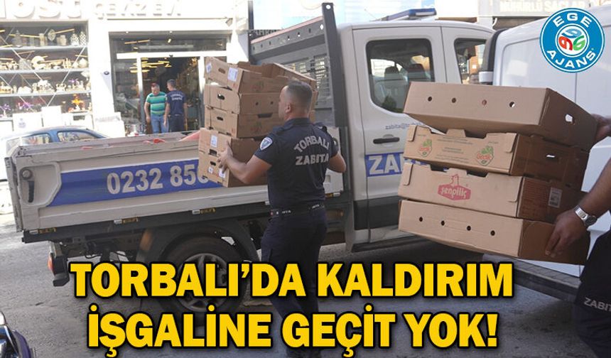 Torbalı’da Kaldırım İşgaline Geçit Yok!