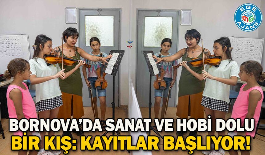 Bornova’da sanat ve hobi dolu bir Kış: Kayıtlar başlıyor!