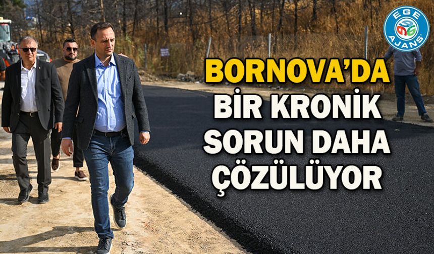 Bornova’da bir kronik sorun daha çözülüyor