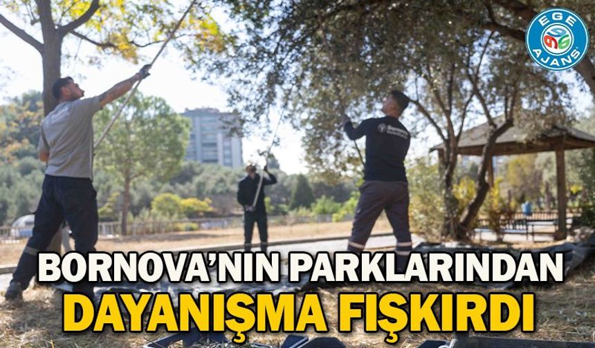 Bornova’nın parklarından dayanışma fışkırdı