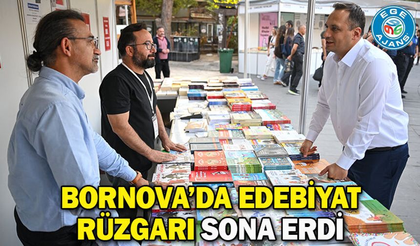 Bornova’da edebiyat rüzgarı sona erdi