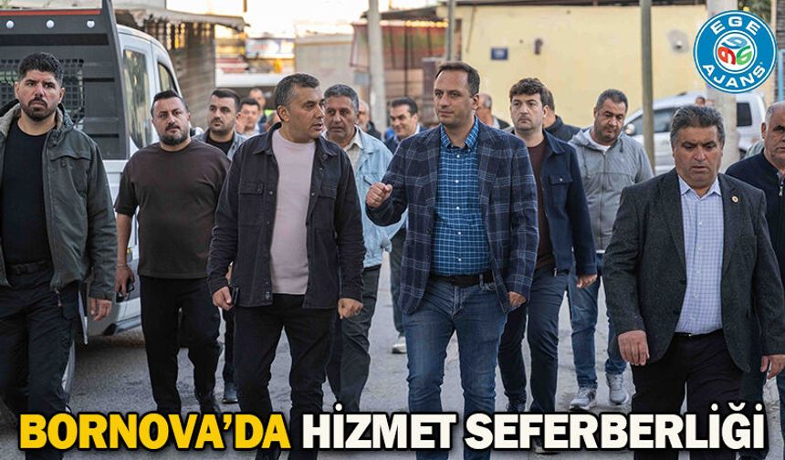 Bornova’da hizmet seferberliği