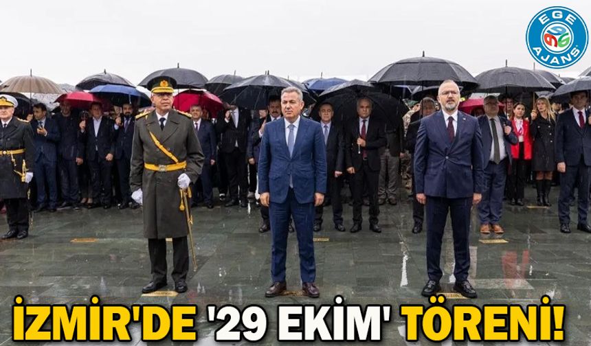 İzmir'de '29 Ekim' töreni!
