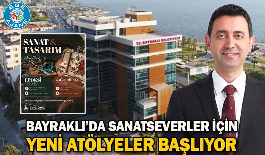 Bayraklı’da Sanatseverler İçin Yeni Atölyeler Başlıyor