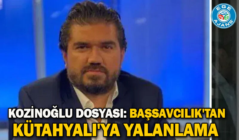 Kozinoğlu dosyası: Başsavcılık'tan Kütahyalı'ya yalanlama
